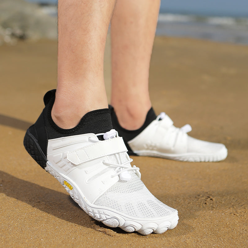 The thin zero heel sole strengthens your muscles by imitating barefoot walking. Say goodbye to pain & soreness!