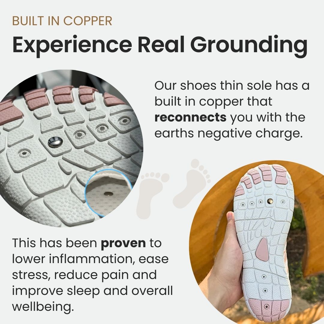 Bronoir™ Skin Pro con Rame - Scarpe Barefoot Allround di Messa a Terra