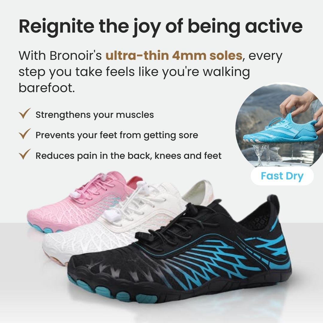 Bronoir™ Skin Pro con Rame - Scarpe Barefoot Allround di Messa a Terra