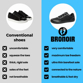 Bronoir™ Sprint - Barefoot Shoes