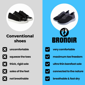 Bronoir™ Dash - Barefoot Shoes